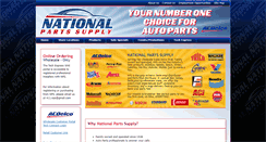 Desktop Screenshot of nationalpartssupply.net